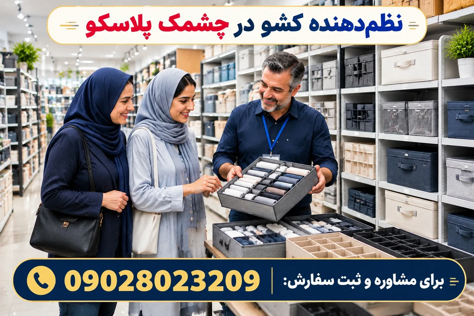 خرید انواع نظم‌دهنده کشو لباس، آرایشی و آشپزخانه