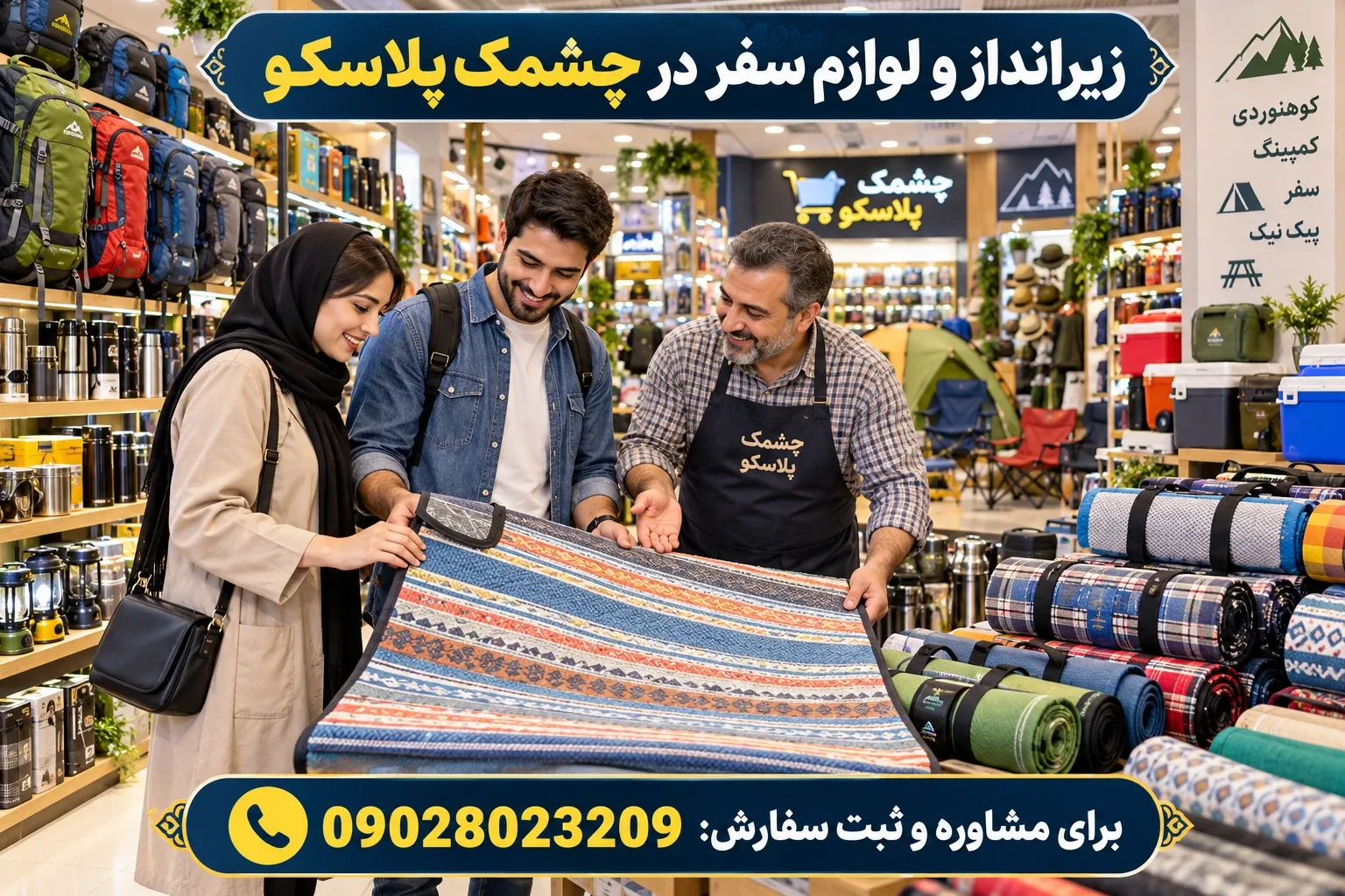 خرید زیرانداز ضدآب و تجهیزات مسافرتی کمپینگ