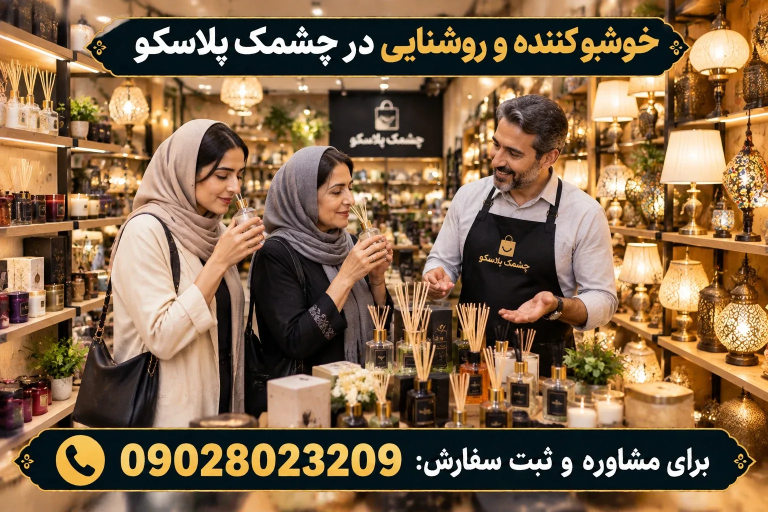 خرید انواع خوشبو کننده هوا و ملزومات روشنایی