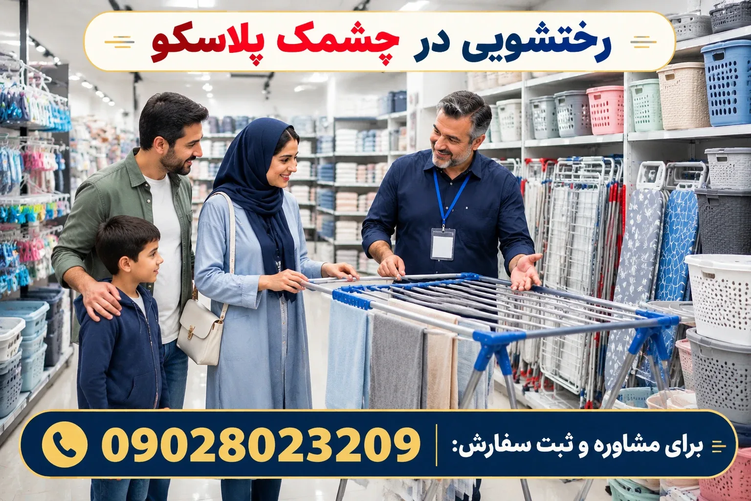 خرید انواع بند رخت، میز اتو و سبد رخت