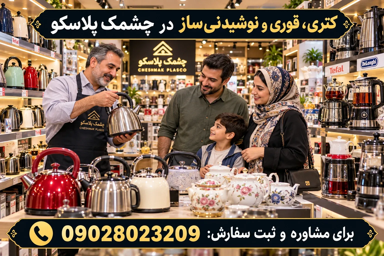 خرید کتری، قوری و نوشیدنی‌ساز