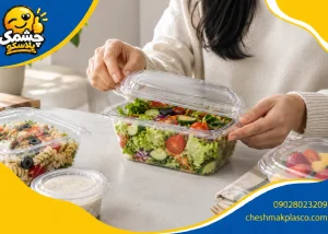 ظروف بسته‌بندی سالاد و غذای سرد